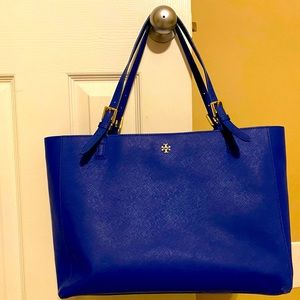 Tory Burch blue tote bag